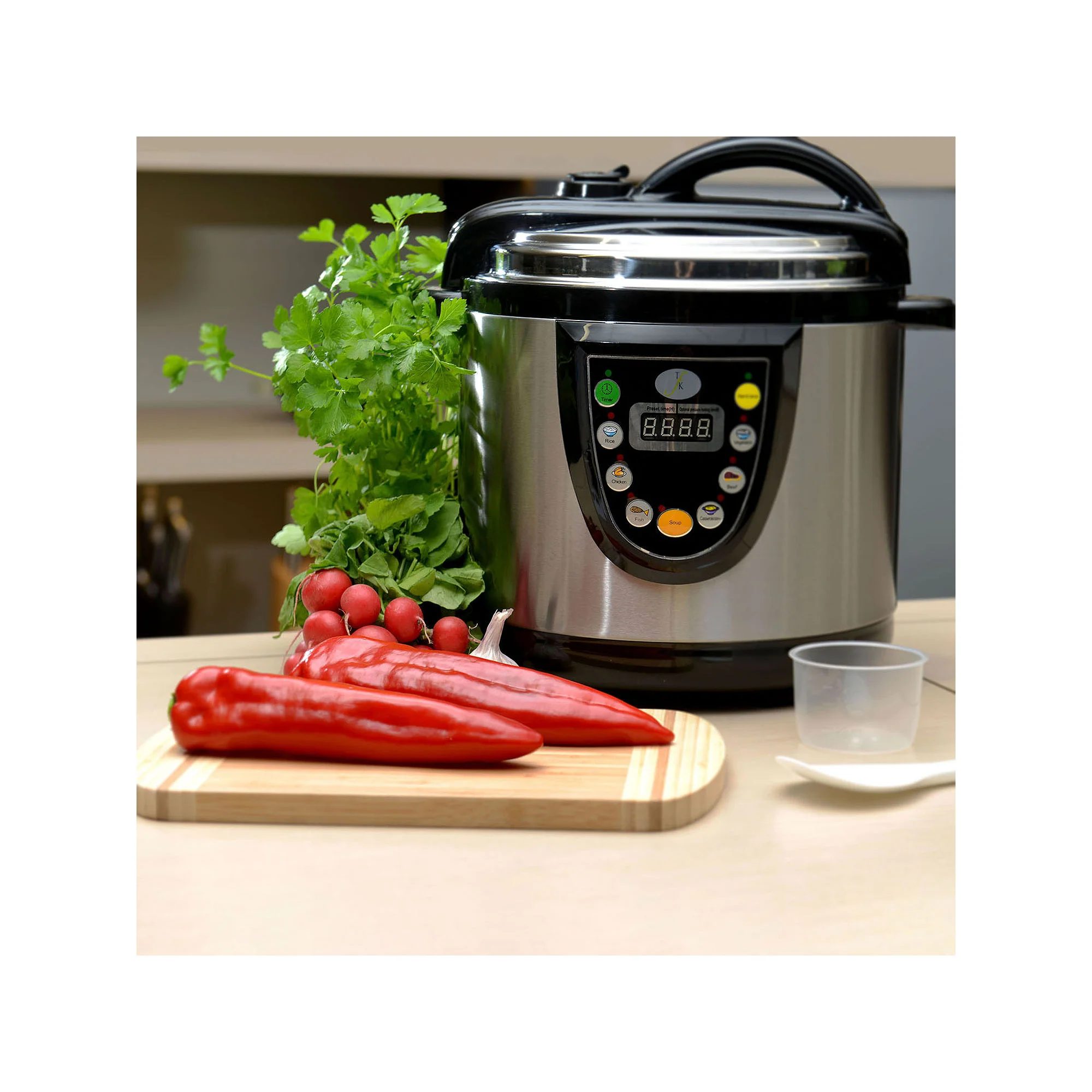 Berghoff Pressure Cooker 6.3-Qt. - BLACK SILVER ONE SIZE - Image 4