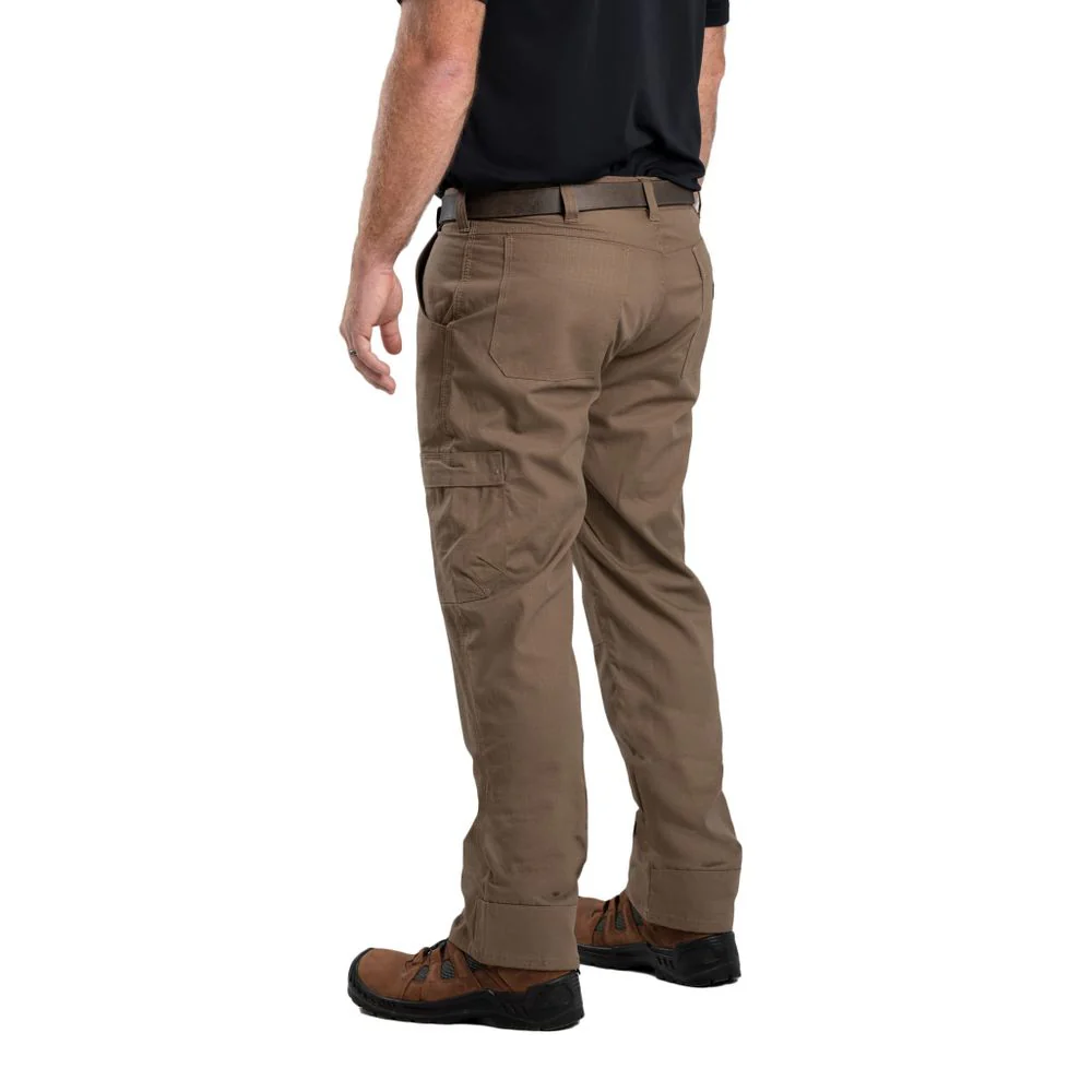Berne Flame-Resistant Ripstop Cargo Pants for Men - Putty - 48x30 - Image 2