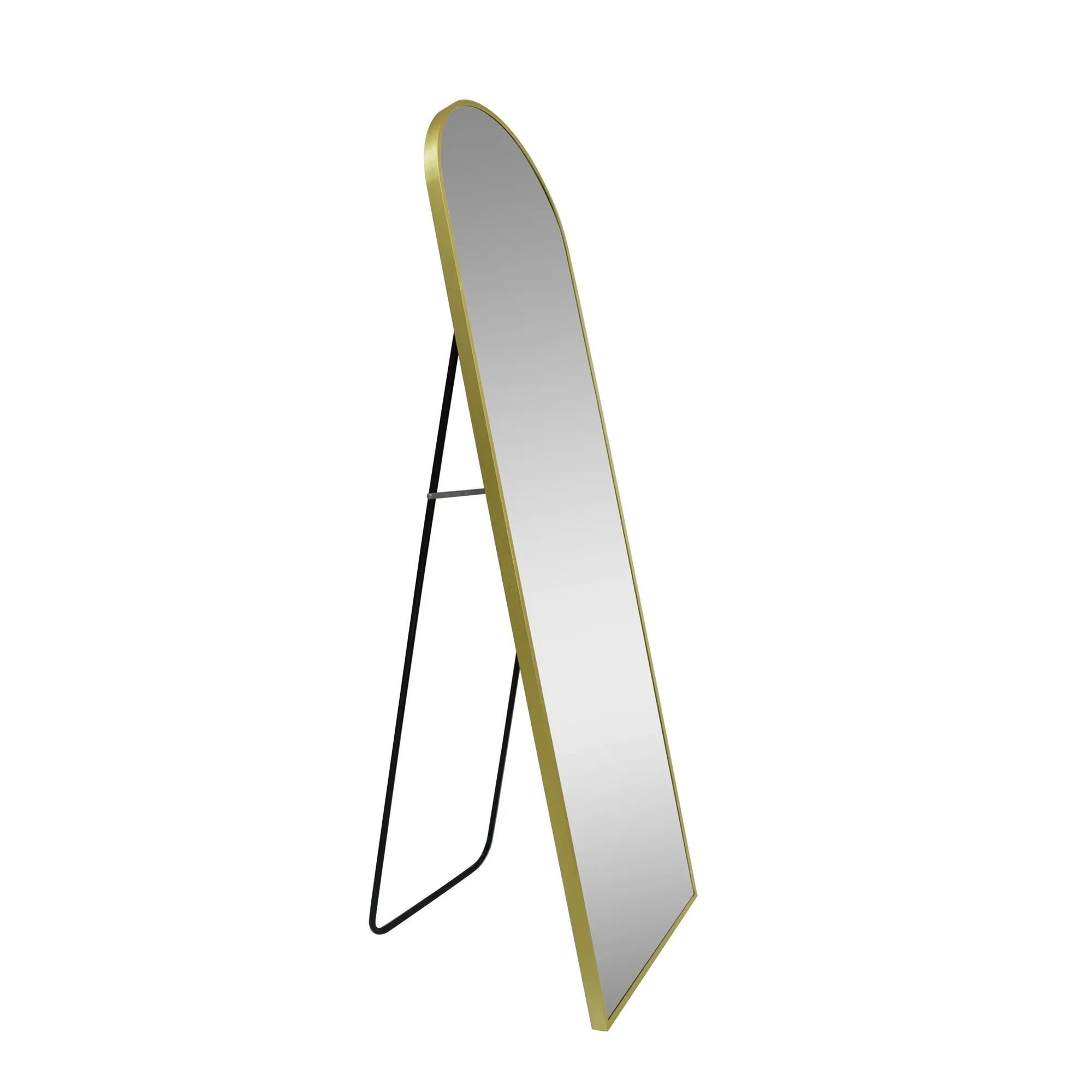 Better Homes & Gardens 69019S 17x58 Arched Large Wall Mirror for Bathroom or Living Room, Brass - Image 3