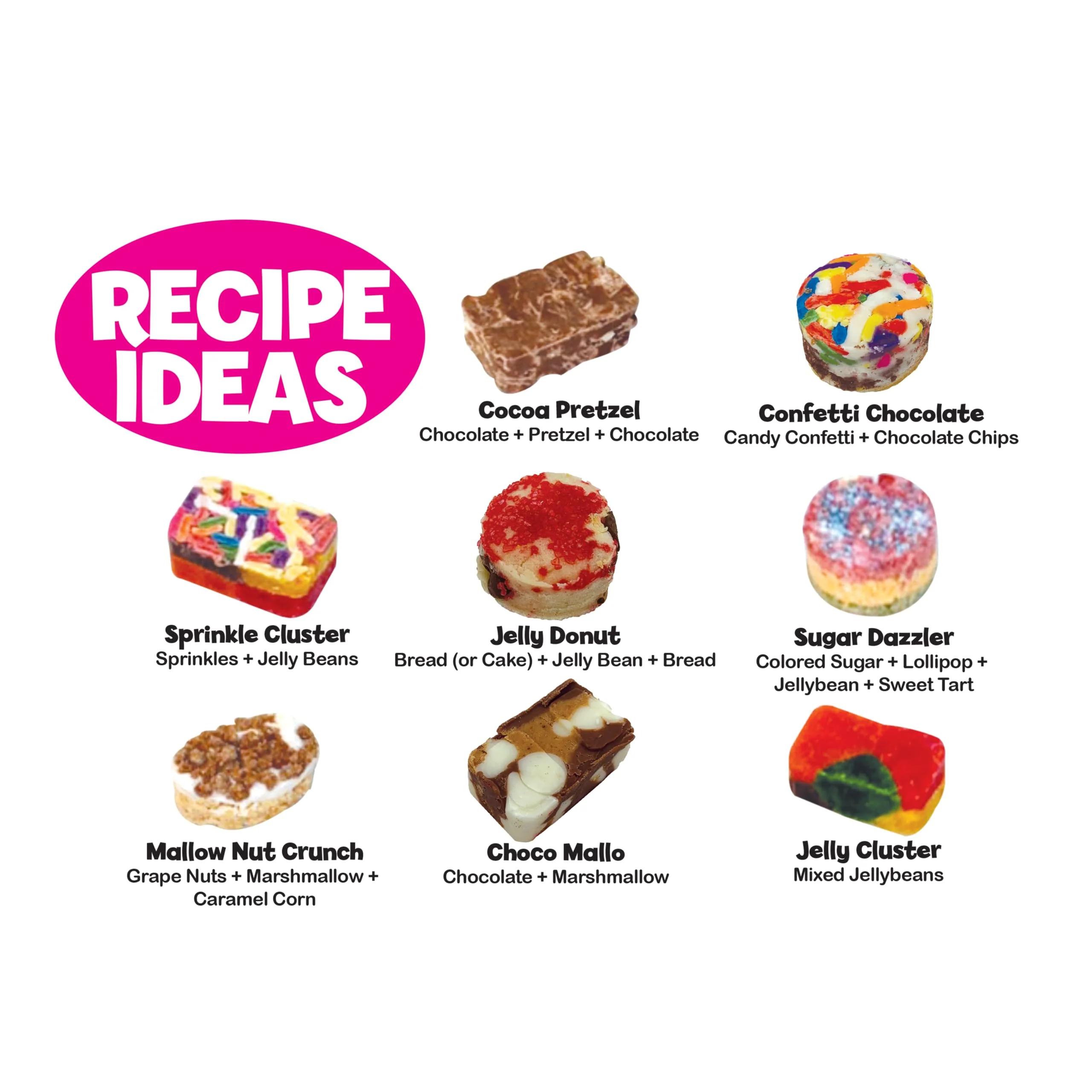 Big Time Toys Candy Land Candy Factory, Candy Press Toy with 6 Candy Molds, Recipes Included, Foil Wrappers, Ages 6+ - Image 2