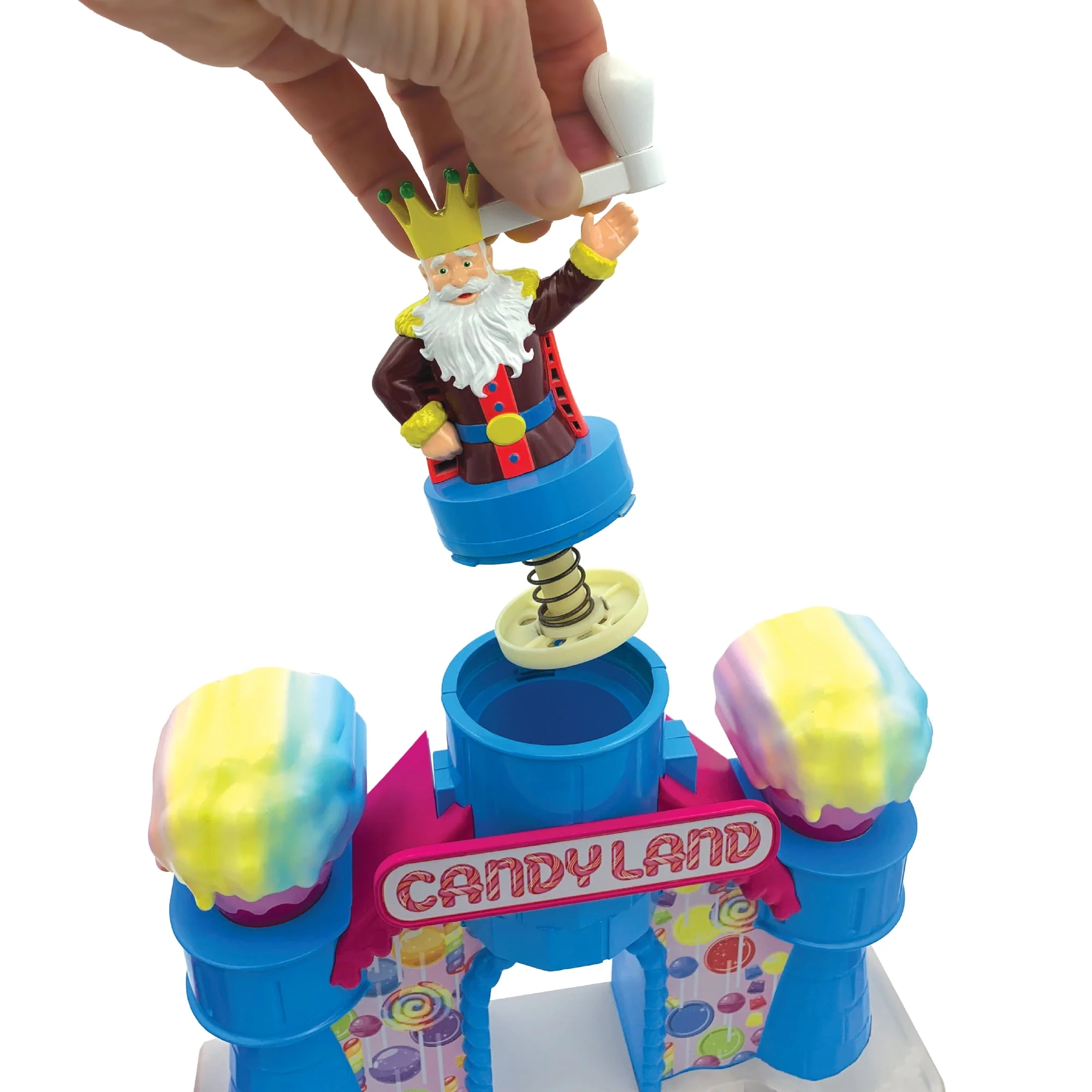 Big Time Toys Candy Land Snow Cone Maker, Kid-Powered Hand Crank, Pink Multi-Color, Includes Blue Raspberry Flavor Packet, 12 in, 1.2 lb, 93115 - Image 3