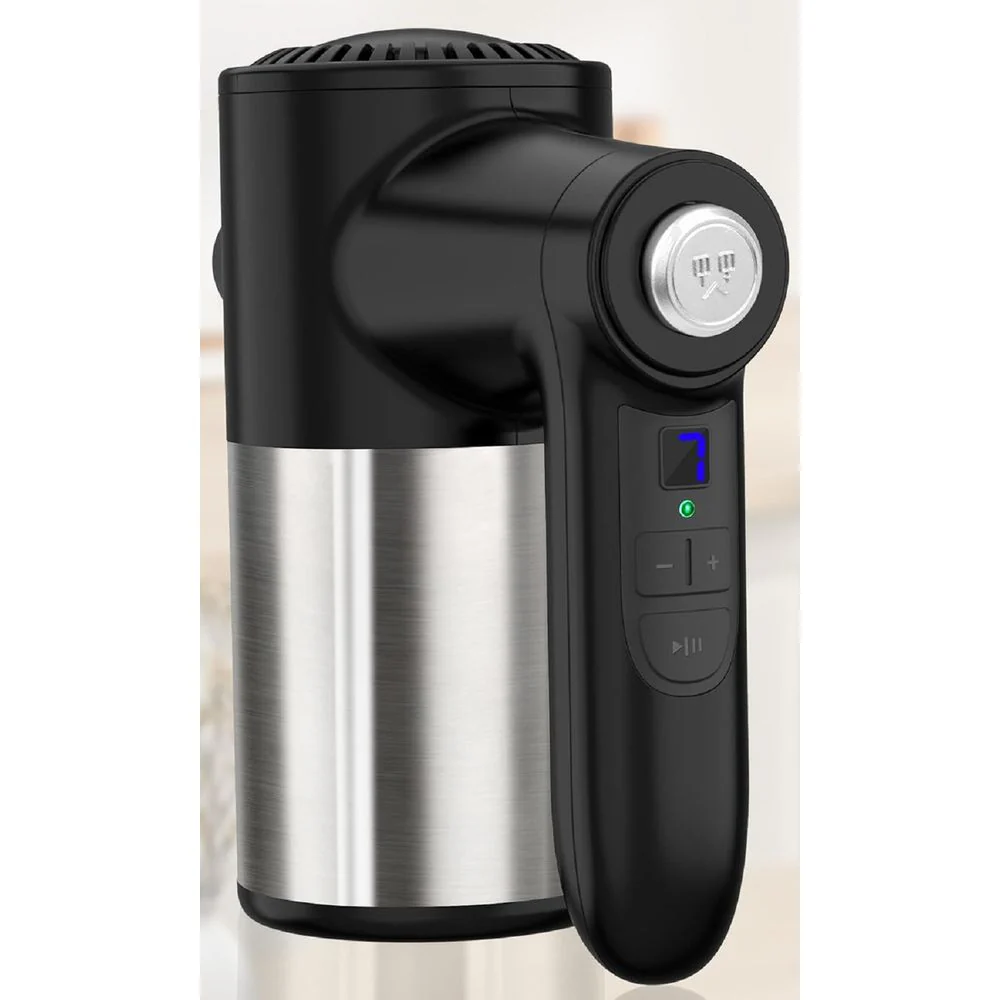 binROC HM -DCC610 Digital Display 7 Speed Rechargeable Electric Mixer, Black - Image 2