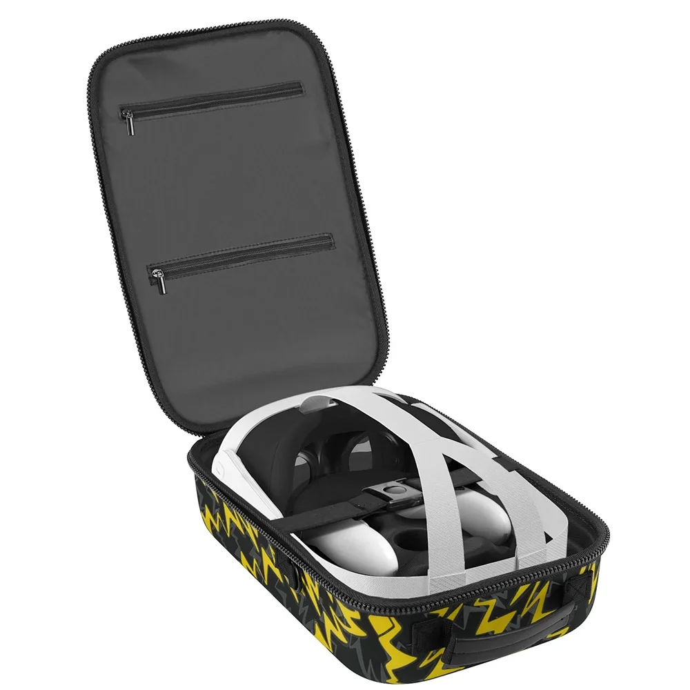 Binsuca Hard Carrying Case for Oculus Quest 3 Accessories, Clear Cover - Image 2