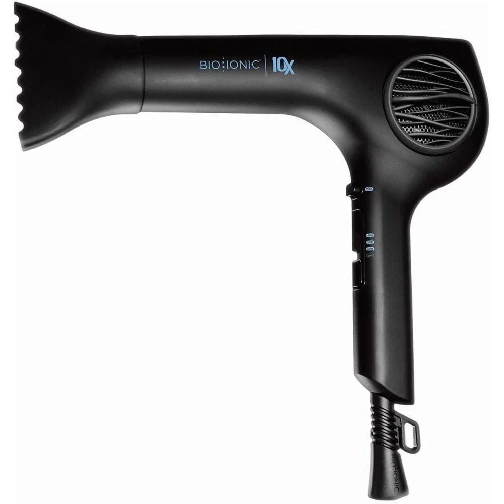 Bio Ionic Velvet Rouge 10X Ultralight Speed Hair Dryer, Ionic Technology, Adjustable Heat and Speed, Cool Shot Button, Lightweight Design