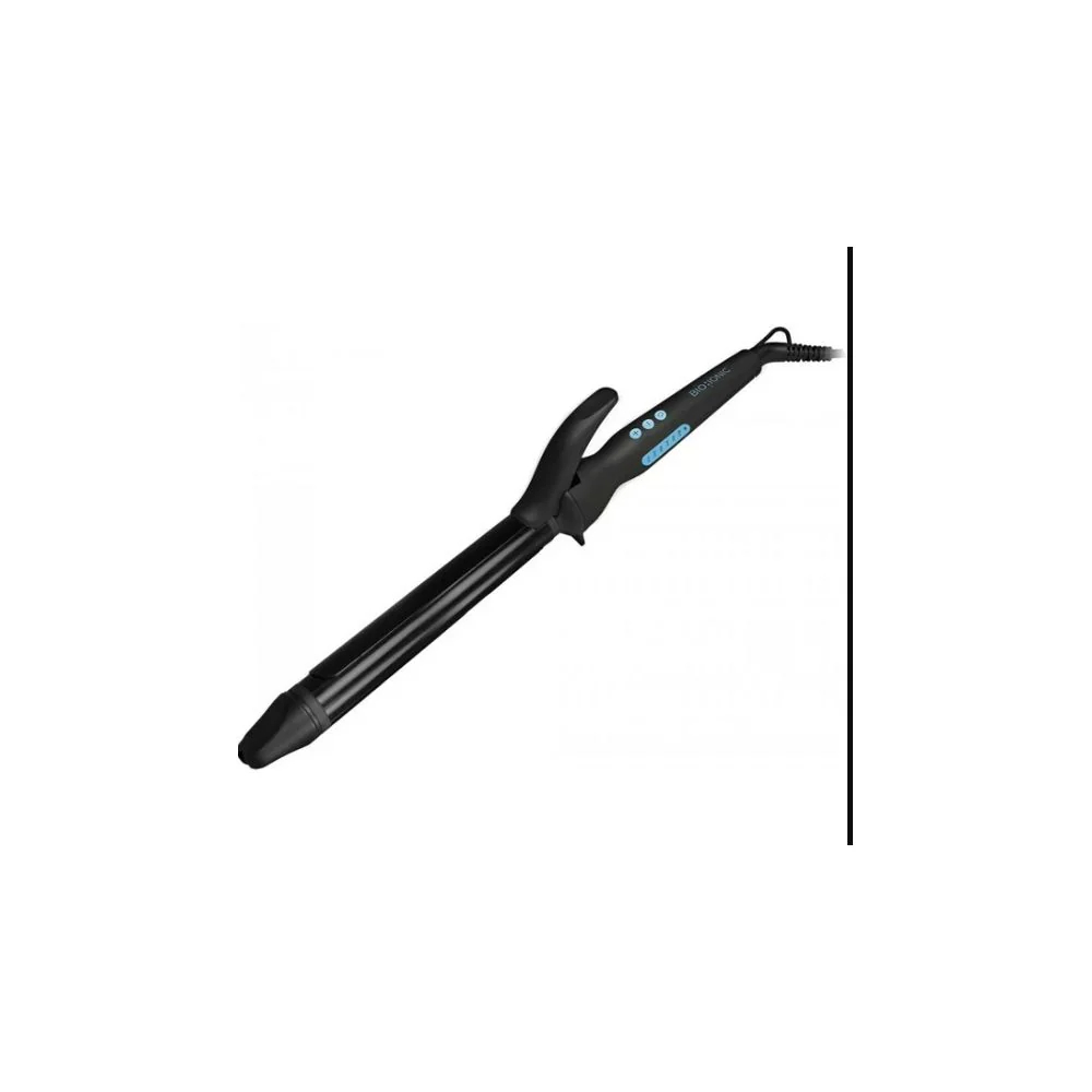 Bio Ionic BILBSCI0916 1.25" Ceramic Long Barrel Spring Hair Curling Iron, Black - Image 3