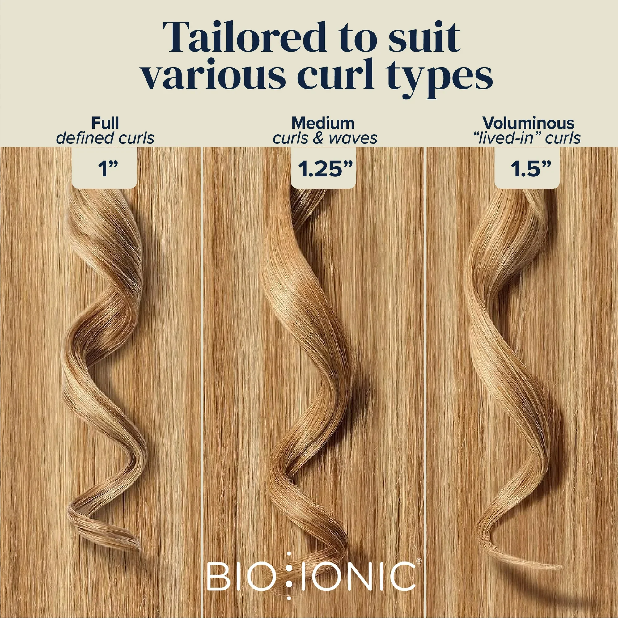 Bio Ionic Z-FGTST-CL-0.75 Long Barrel Styler, 0.75" Curling Iron, Curling Wand, Adjustable Heat Hair Curler - Image 3