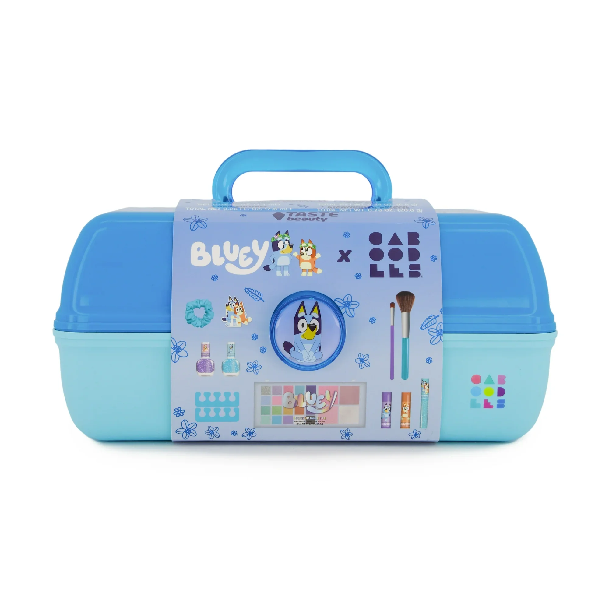 Bluey QF105HBAZA X Caboodles Makeup Organizer, 12-Piece Set
