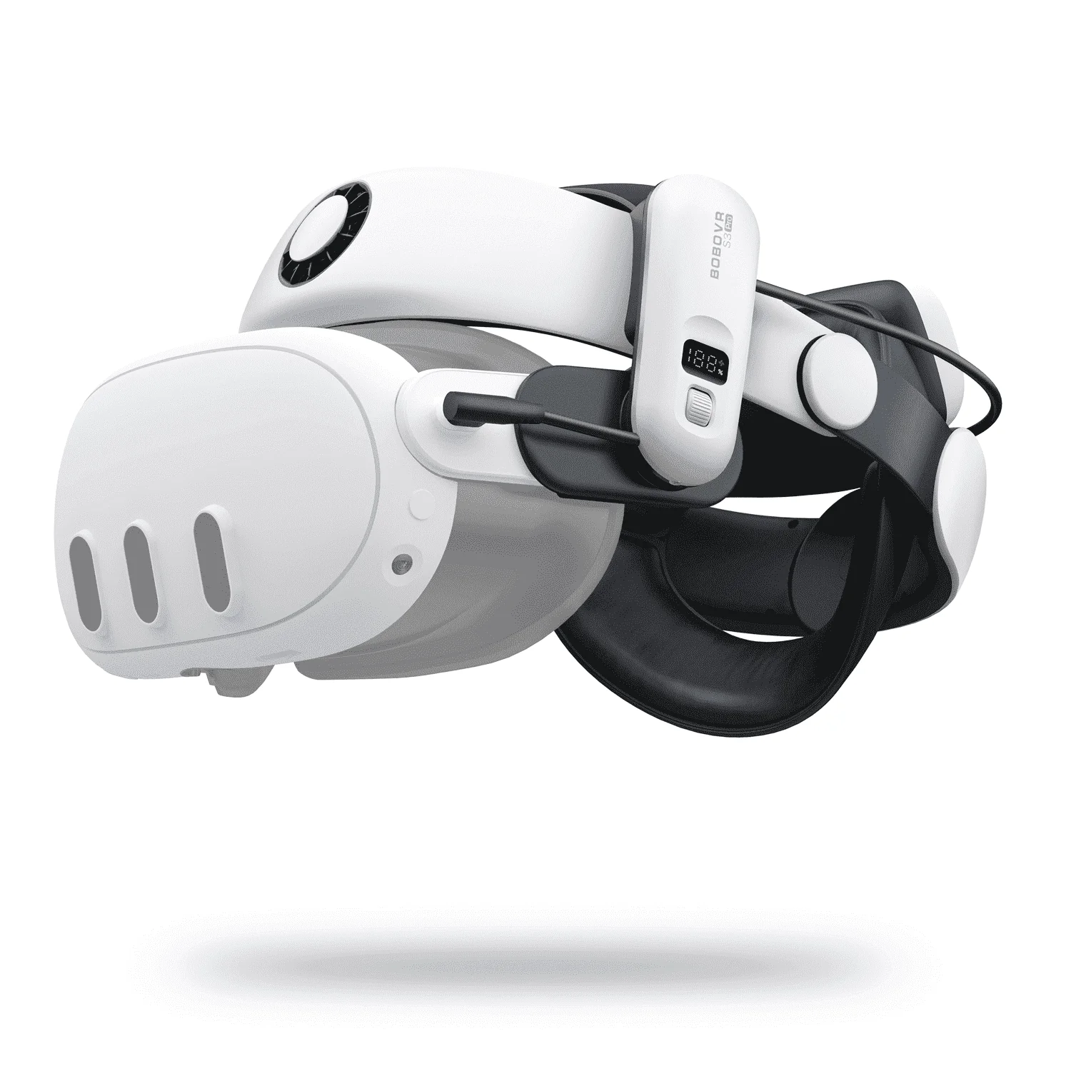 BOBOVR S3 Pro 10000mAh Battery Head Strap Wireless VR Head Strap Accessories, for Meta Quest 3/Quest 3S