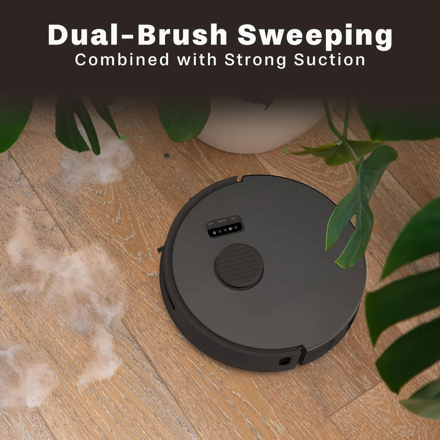 bObsweep Bio Self-Emptying Robot Vacuum & Mop, Black - Image 3