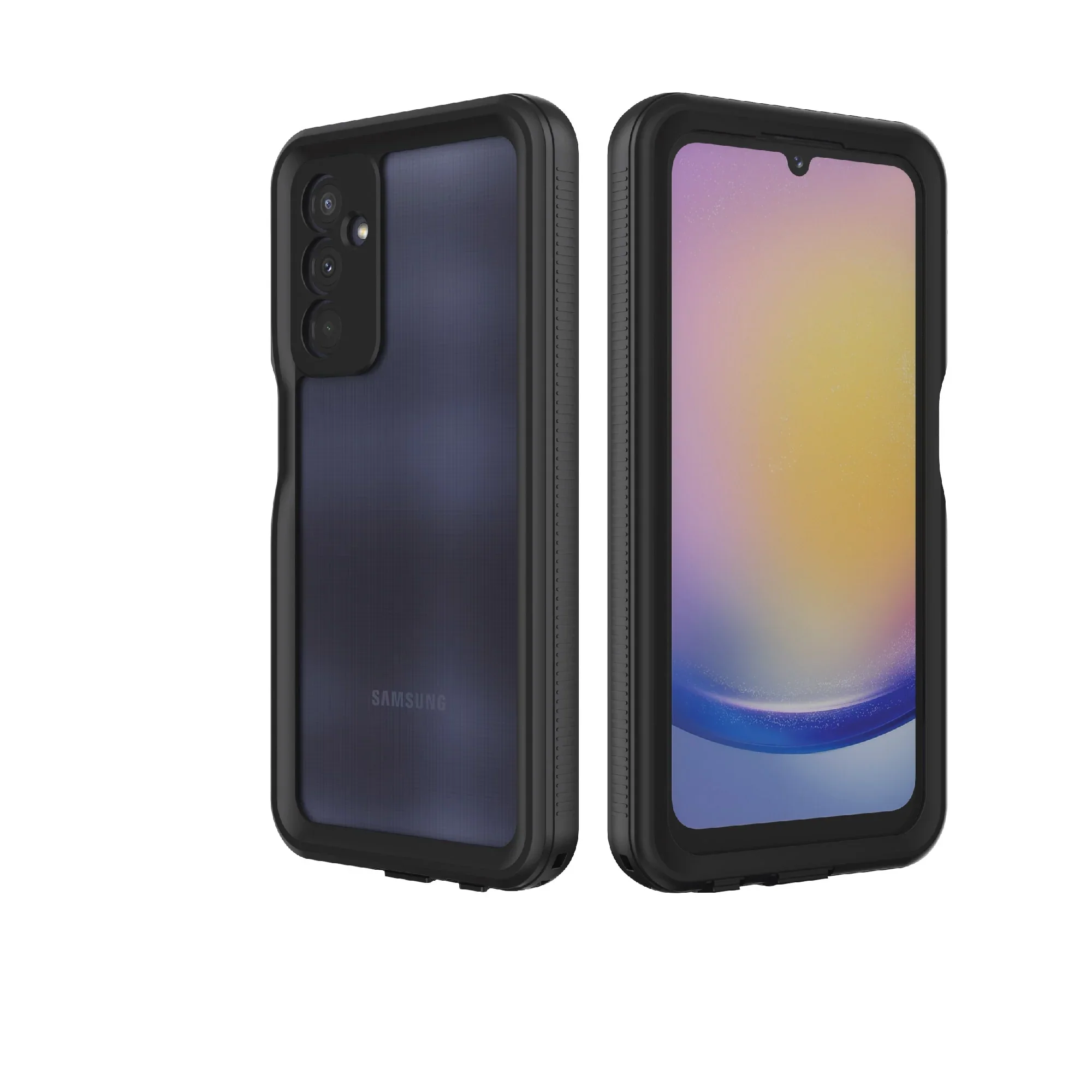 Body Glove 100075451 Tidal Waterproof Phone Case for Samsung Galaxy A25 5G - Black/Clear - Image 2