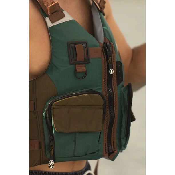 Body Glove Adult Fishing Vest Size L/XL, Green - Image 6