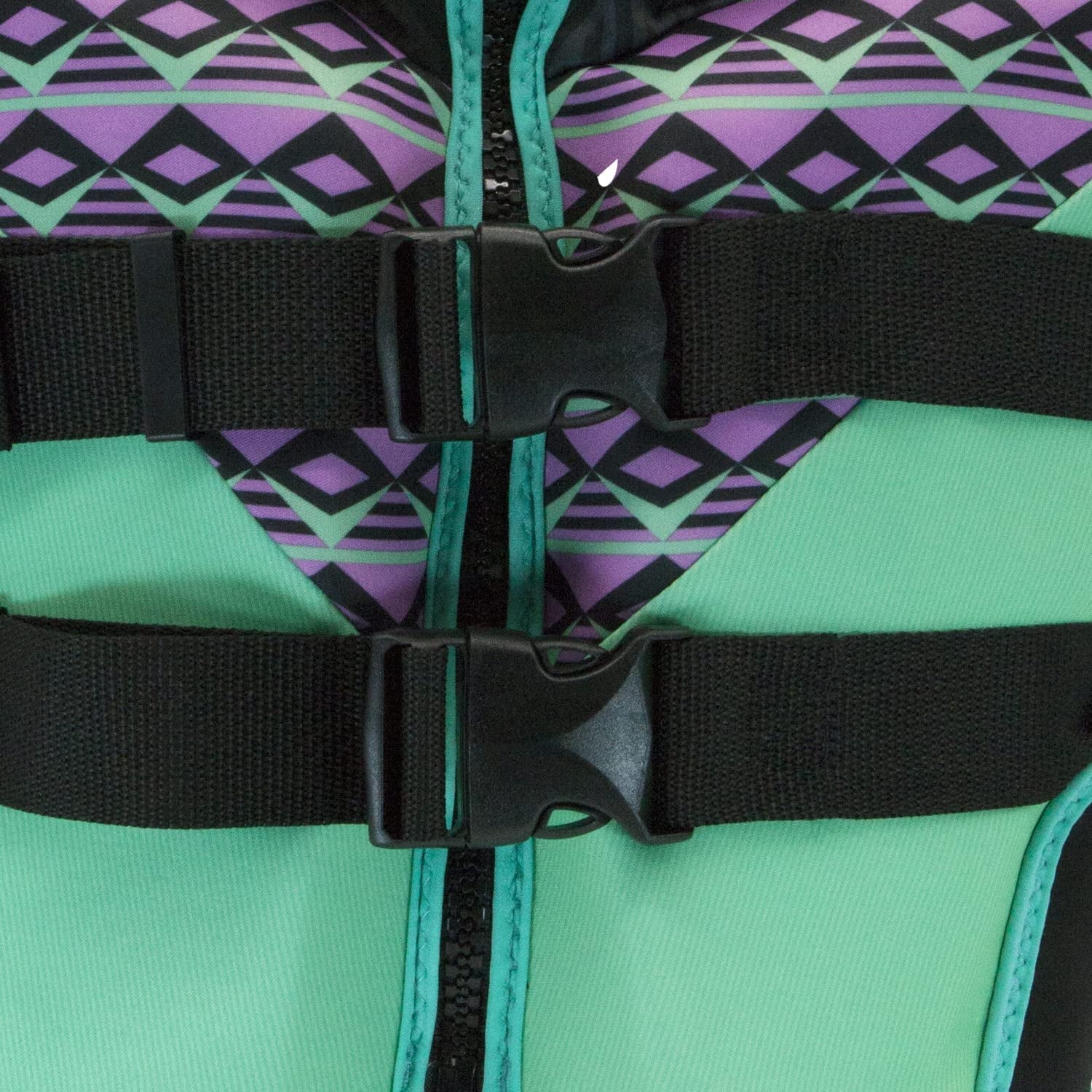 Body Glove Phantom Womens Life Jacket, Durable Yamamoto Neoprene, Beveled Soft PVC Foam, Aqua/Purple, Medium - Image 6