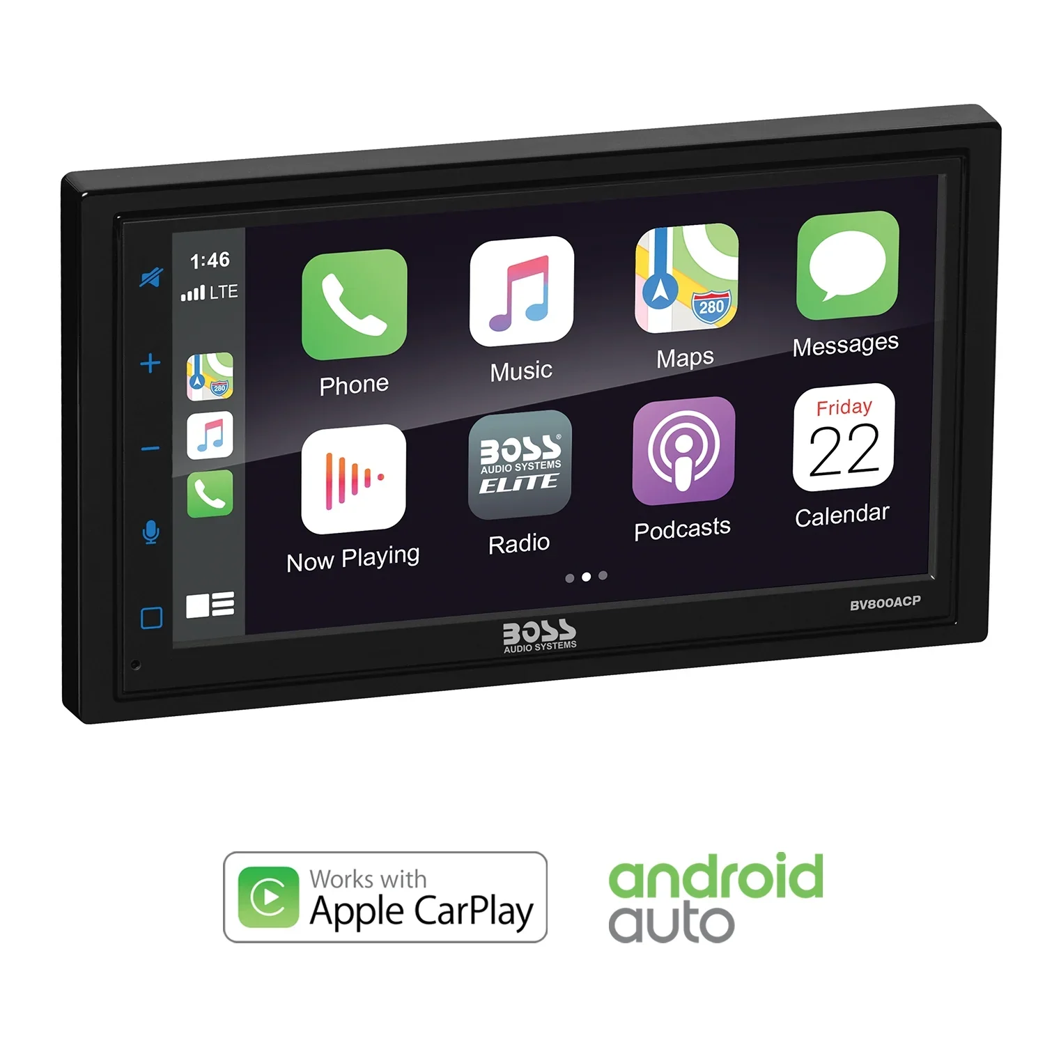 Boss Audio Systems Crbv800acp Elite Apple CarPlay Android Auto Car Stereo System - Image 2