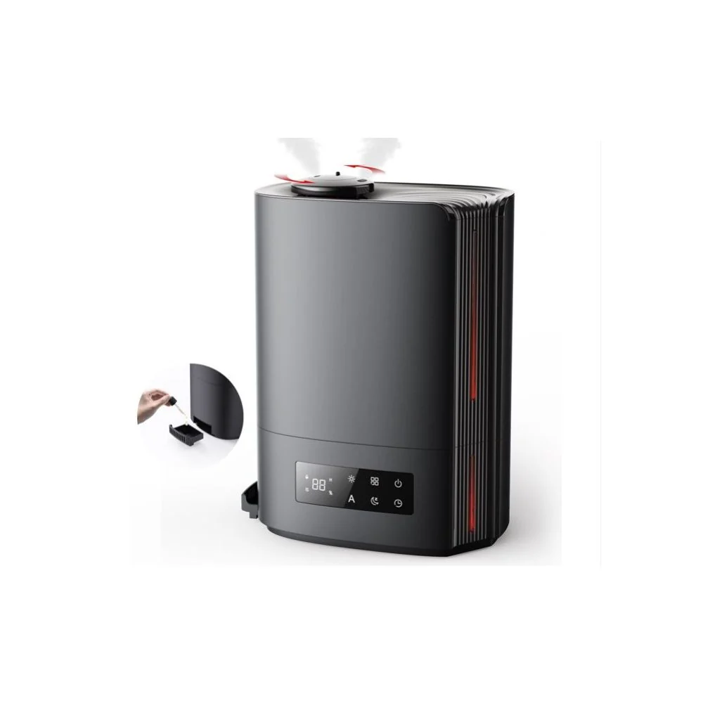 Breezome DH-JS07 Top Fill 6L Large Humidifier for Home , Ultra Quiet Cool Mist Ultrasonic 360 Humidifiers