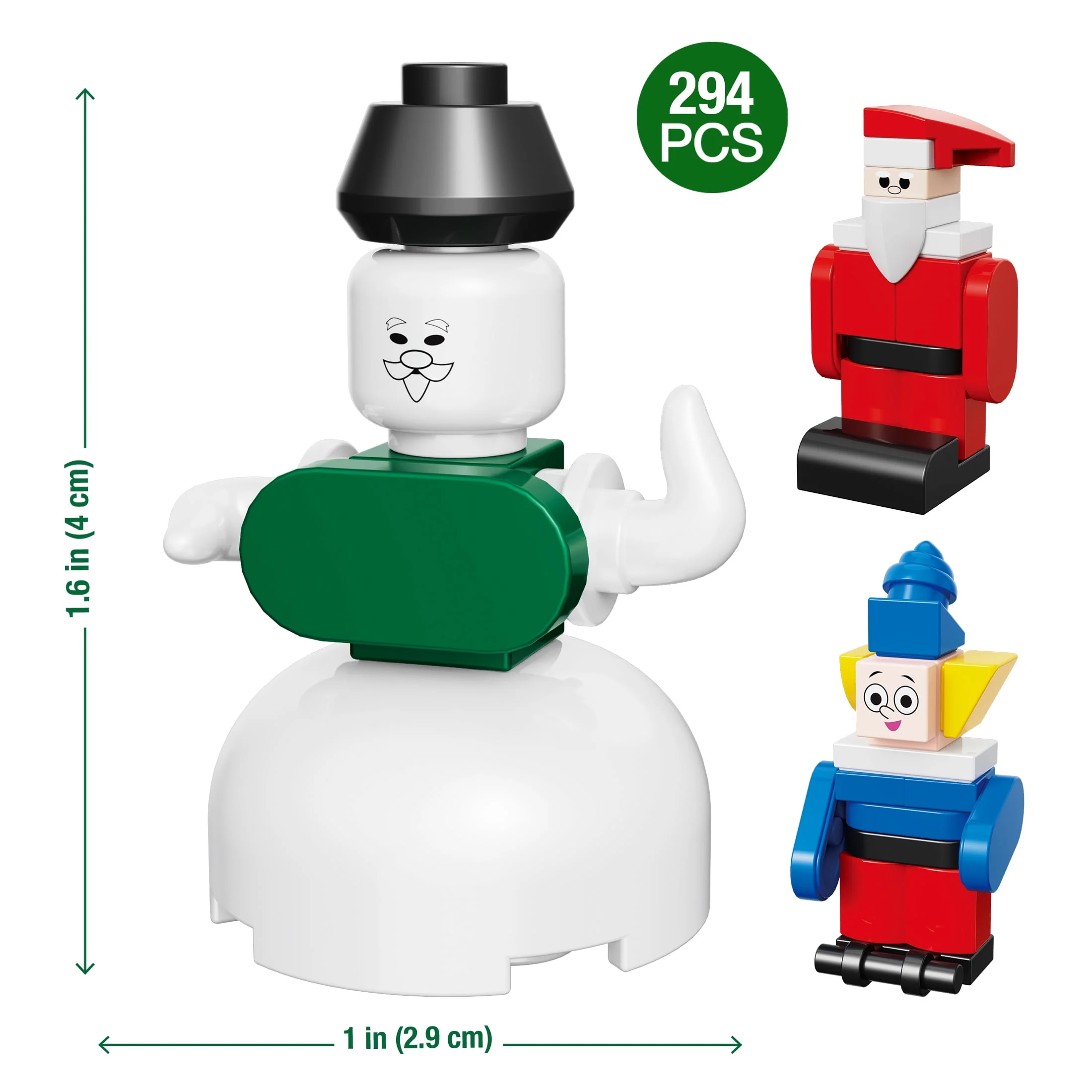 Brickcraft 72283RUD Rudolph Advent Calendar, 294-Piece Countdown Christmas Building Set with 24 Daily Surprise Mini Builds, Holiday Collectible for Kids Ages 8+ - Image 2