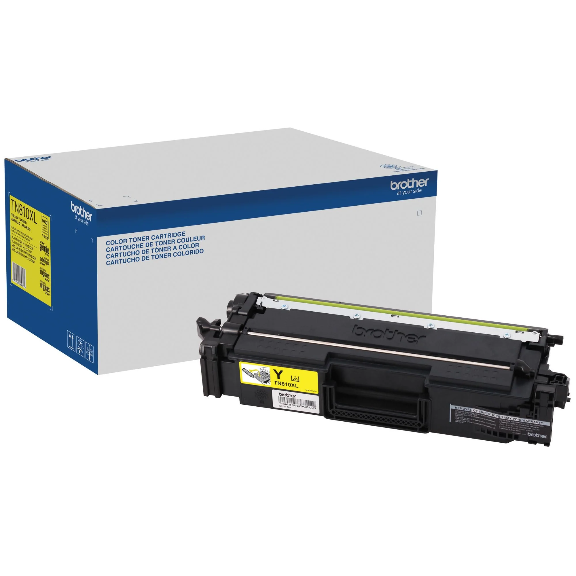 Brother Genuine TN810XLY High-Yield Yellow Toner Cartridge, 9,000 Page Yield - Image 4