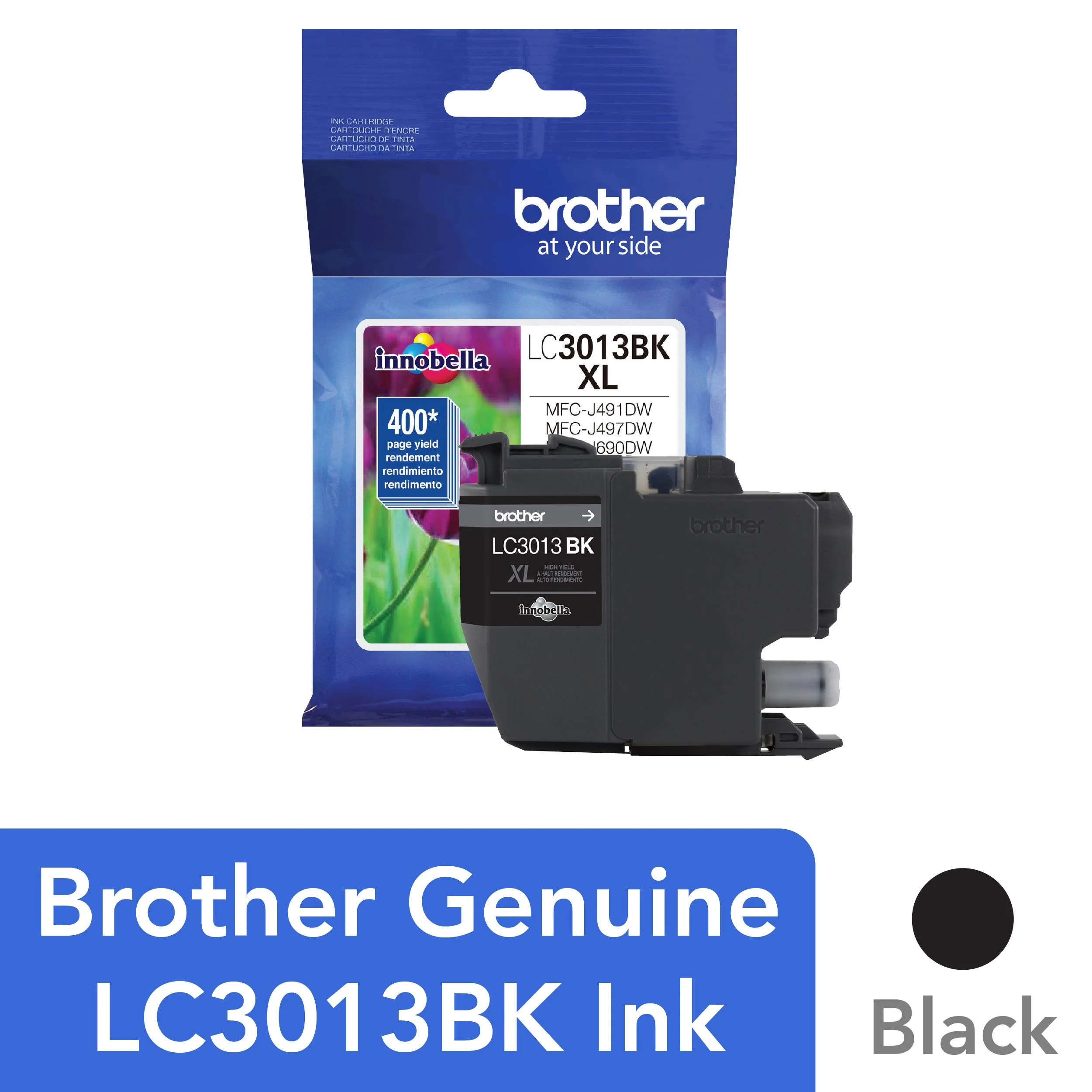 Brother LC3013BK High-Yield Black Printer Ink Cartridge - Image 2