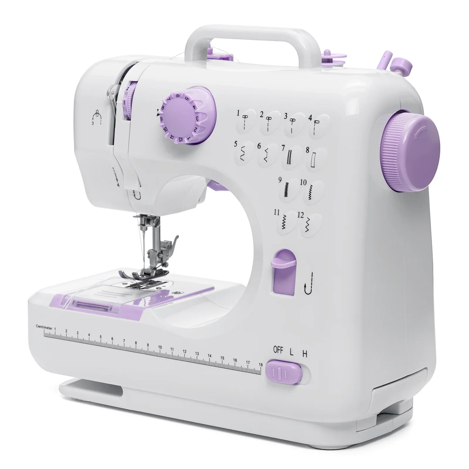Bshapplus Portable Sewing Machine,40 Piece Handheld Electric Sewing Machines Kit,12 Stitch Patterns - Image 2