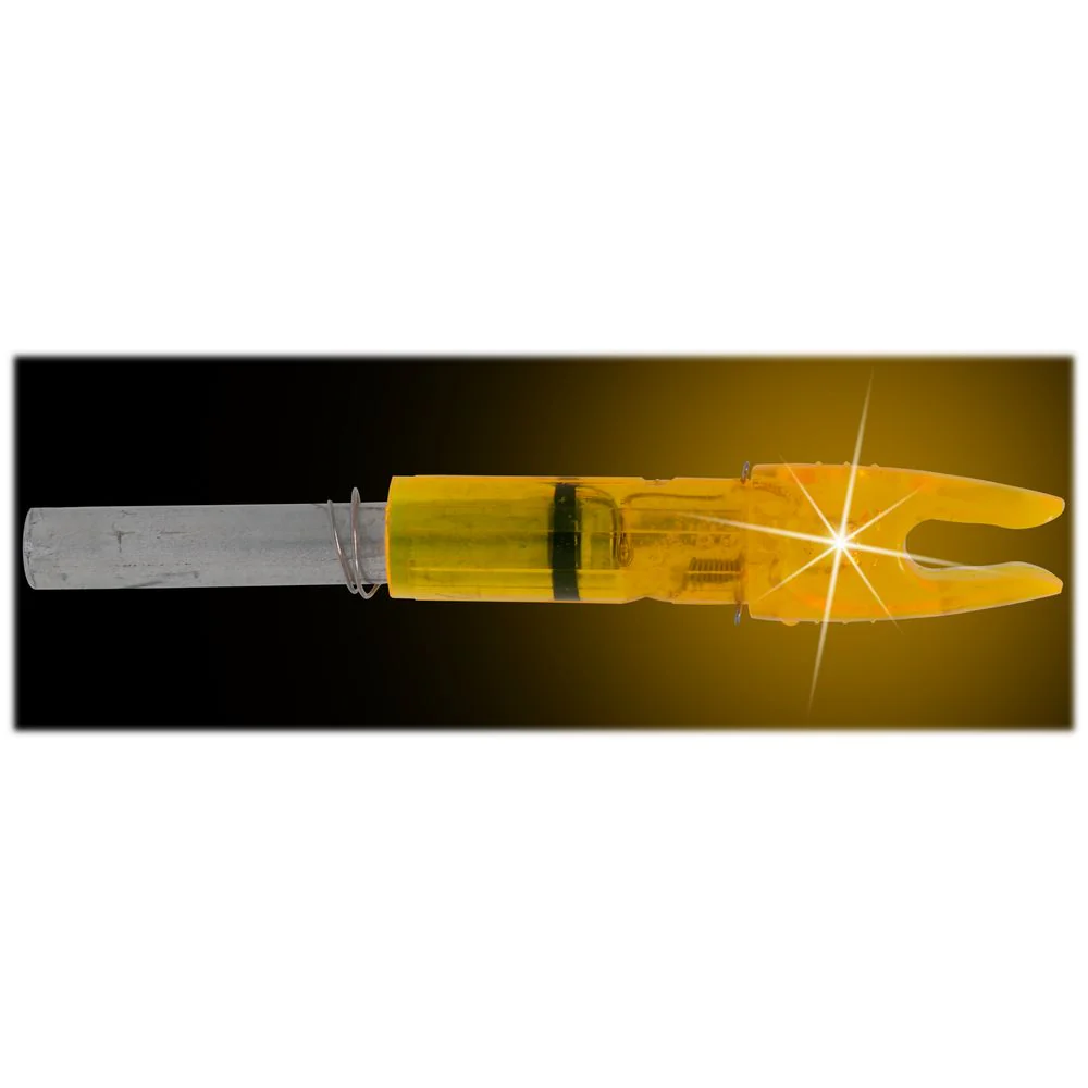Burt Coyote Lumenok GT Lighted Nock for Gold Tip Arrows - 3 Pack - Orange