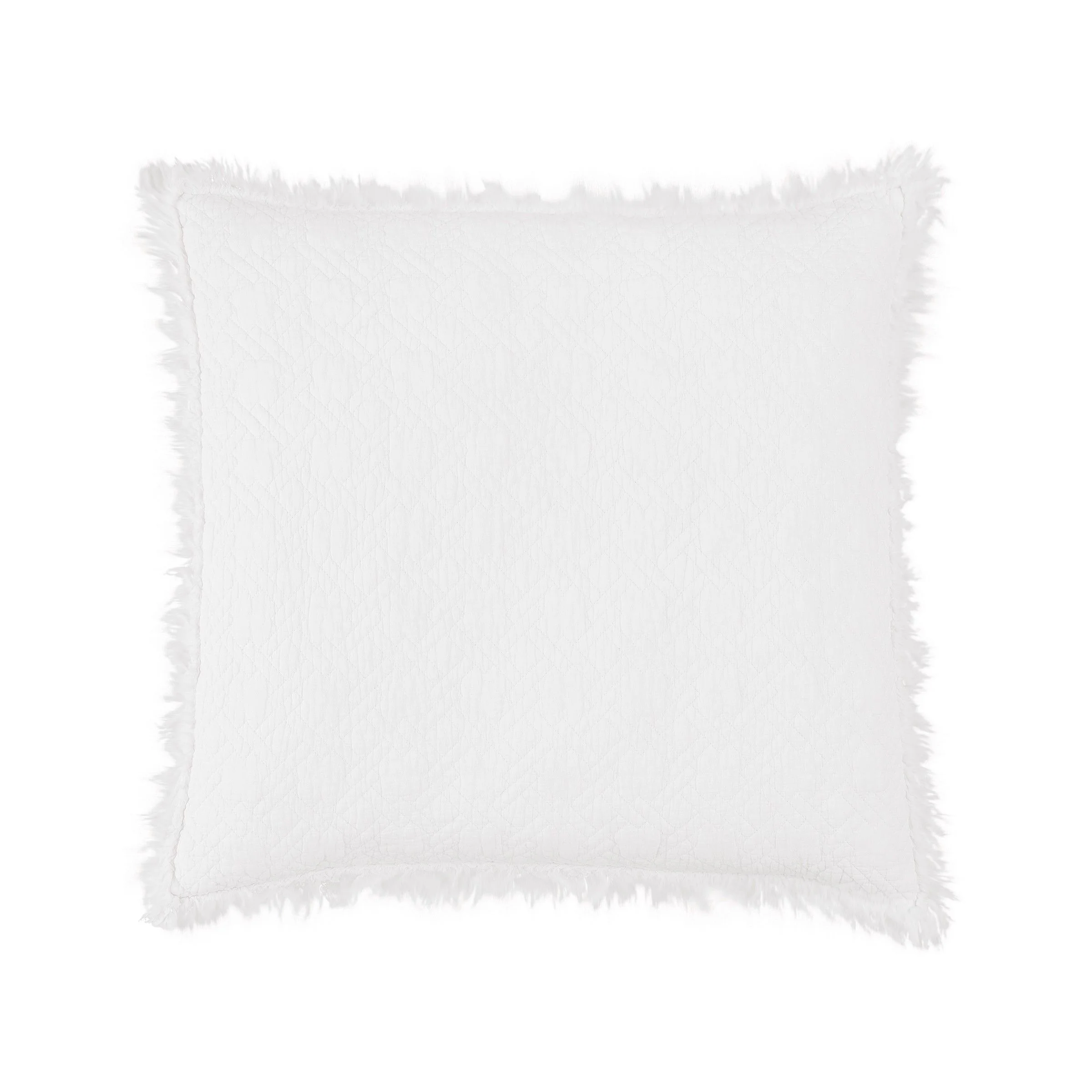 C&F Home Trellis White Euro Sham Set