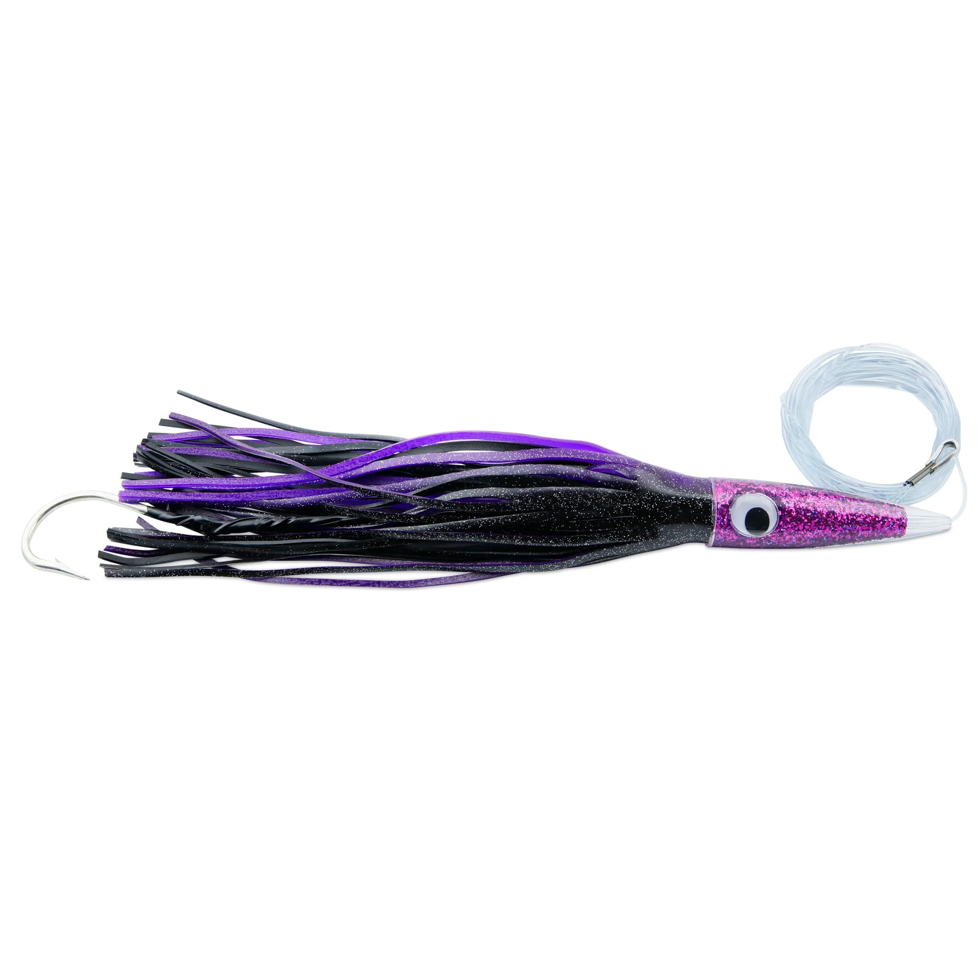 C & H Lures Wahoo Whacker Saltwater Lure - 11-1/2" - Rigged - Black/Purple - Image 6