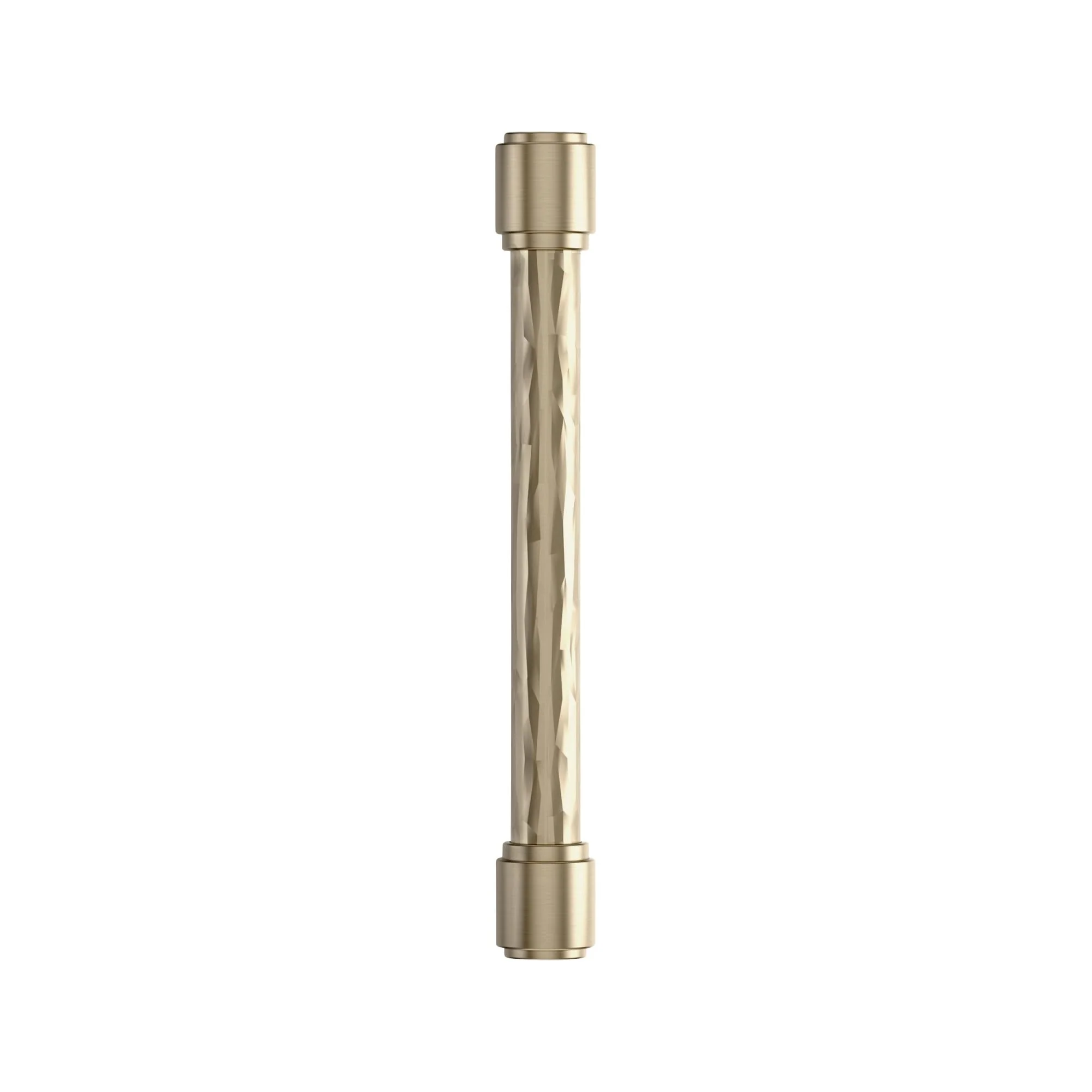 Signature Hardware Lazzara Hammered Bar Cabinet Pull, 5-1/16 Inch Center to Center, Champagne Bronze, SH553200CHB - Image 3