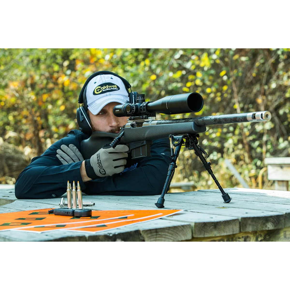 Caldwell 635705 XLA Pivot Model Bipod with Adjustable Notched Legs (13.5 - 27-Inch) - Image 3