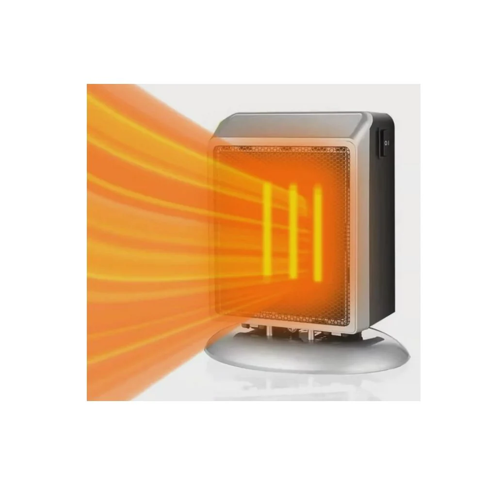 Camkey WN-HT-Silver Portable Electric Space Heater 400W/900W Safe and Quiet Ceramic Heater Fan