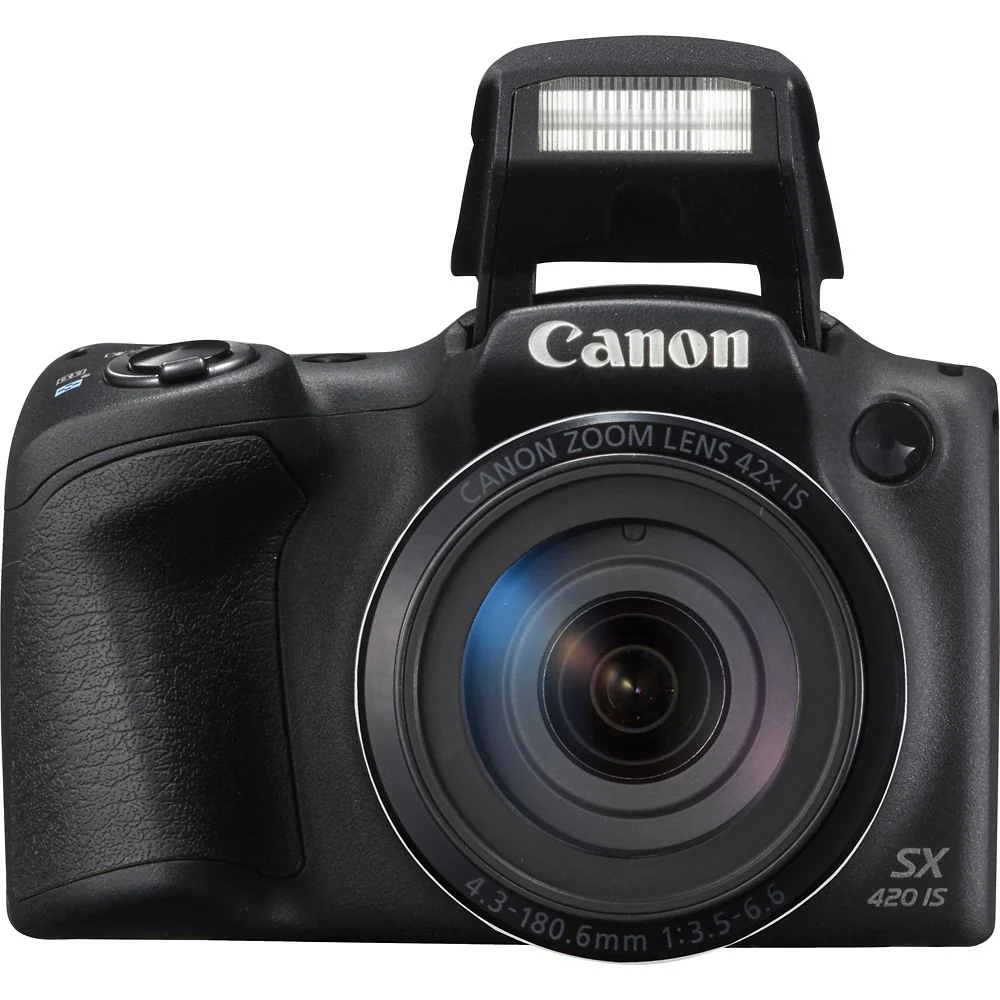 Canon 1068C001 PowerShot SX420 IS (Black) with 42x Optical Zoom - Image 2