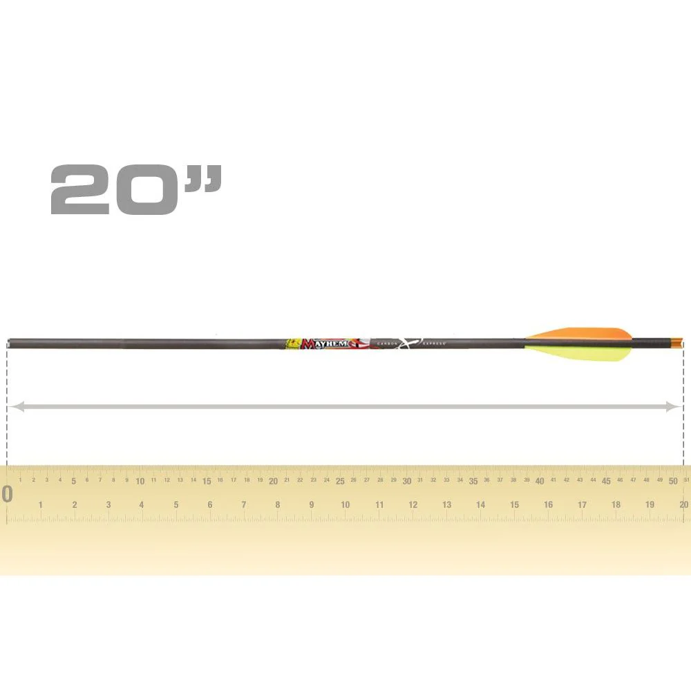 Carbon Express Mayhem Crossbow Bolt - 20'' - Image 2
