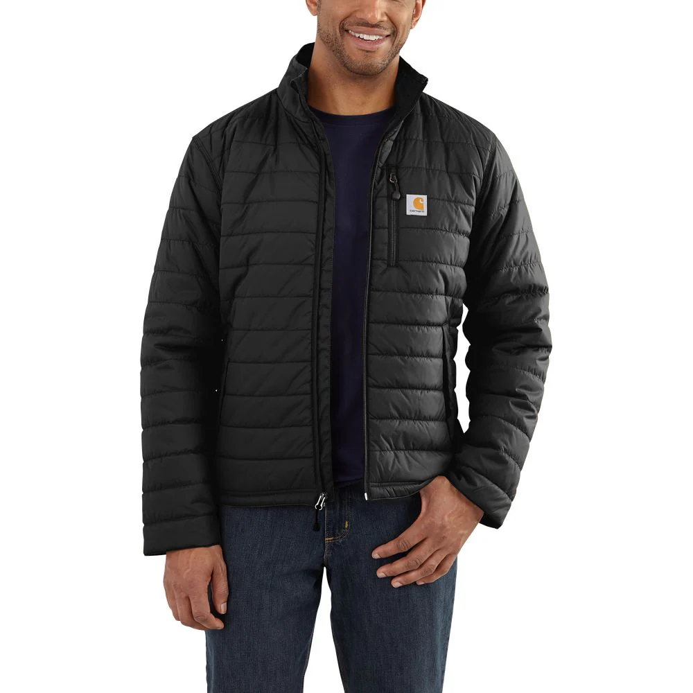 Carhartt 102208 Rain Defender Relaxed Fit Lightweight Insulated Jacket for Men, L, Black - Image 4