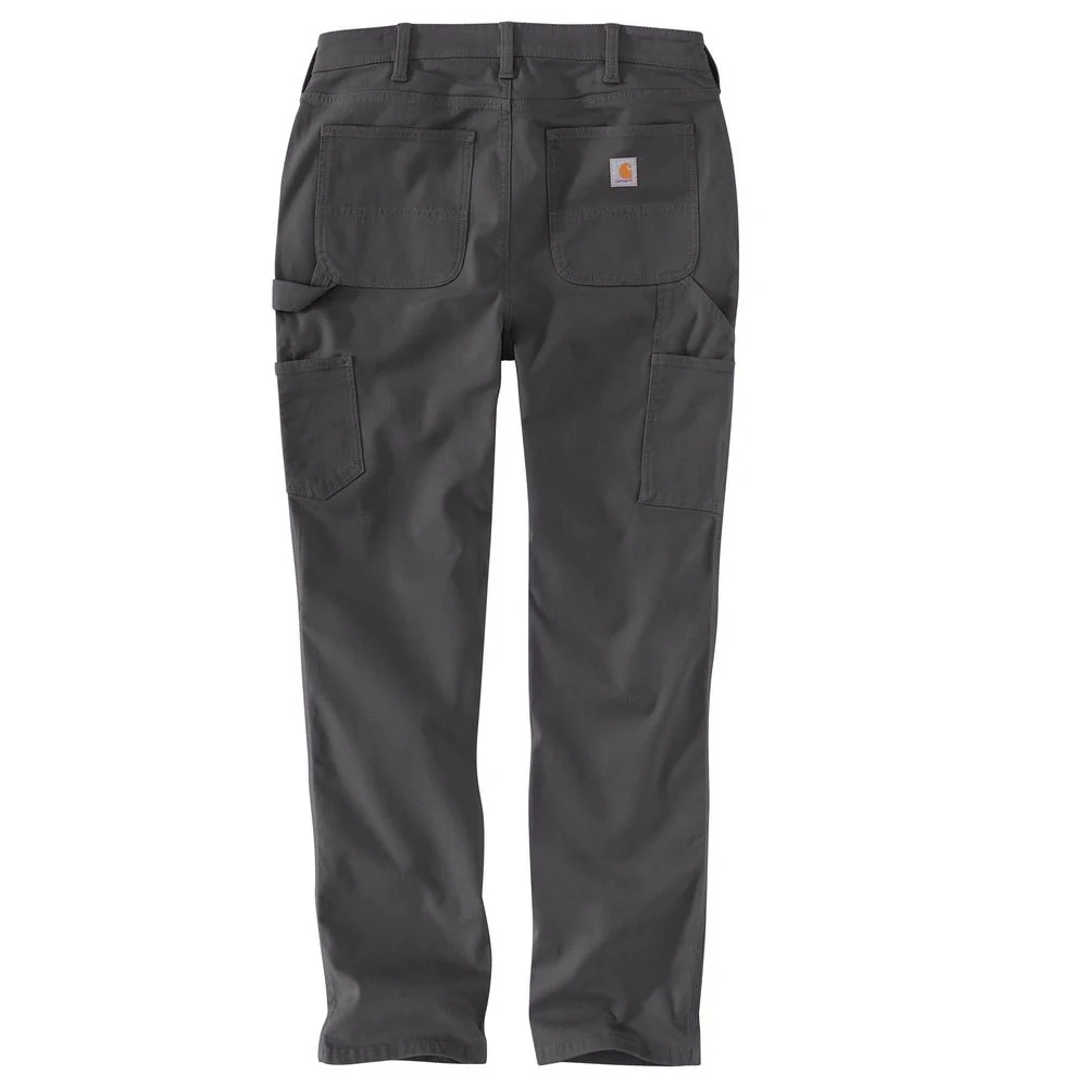 Carhartt 105113-029 Rugged Flex Relaxed-Fit Straight Canvas Work Pants for Ladies, 0 Short, Shadow - Image 2