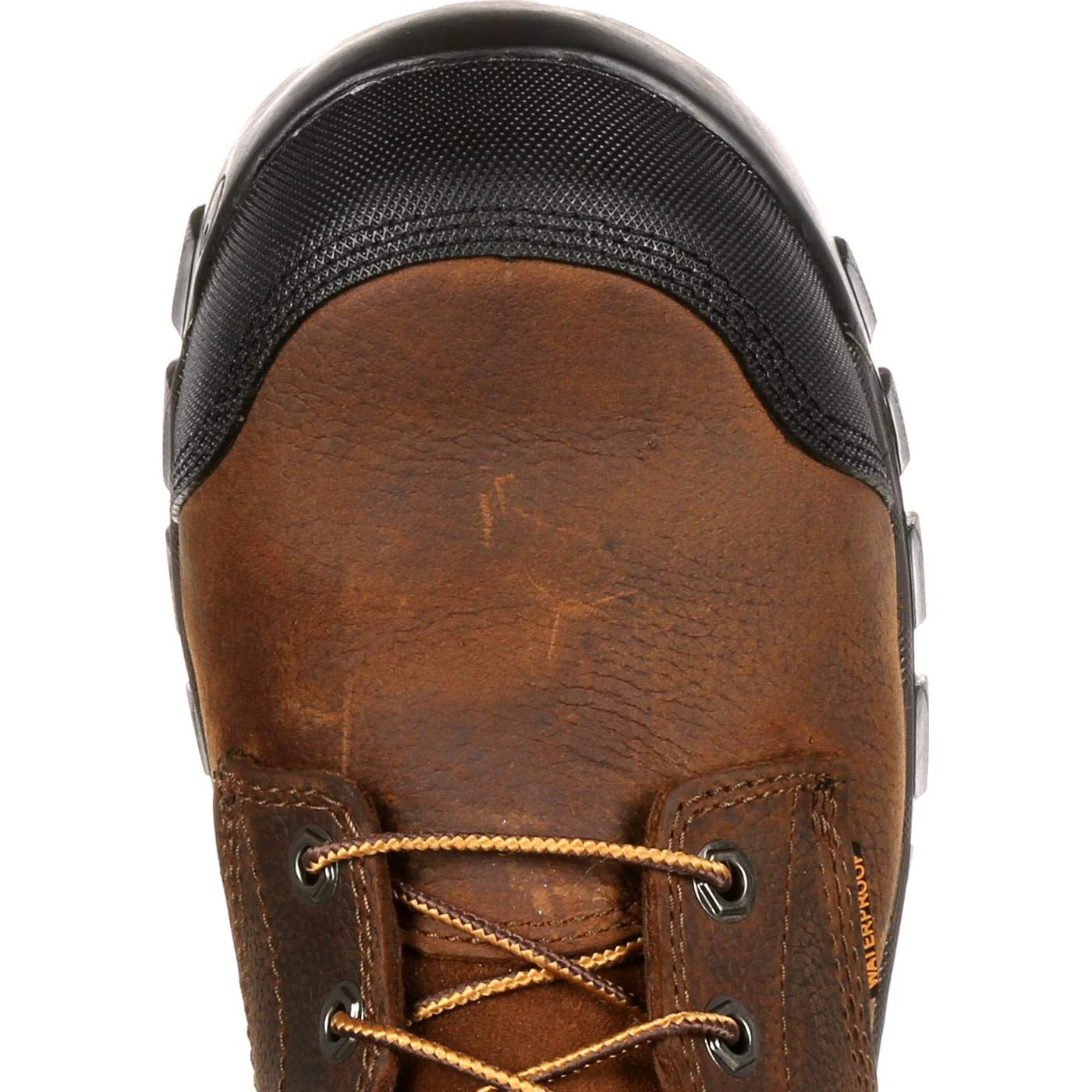Carhartt 6'' Rugged Flex Waterproof Safety Toe Work Boots for Men - Brown - 14W - Image 9