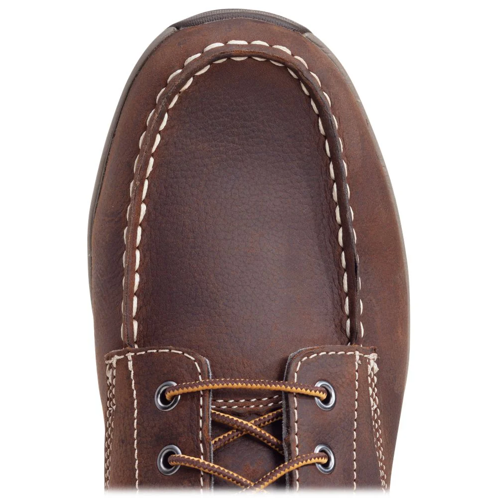 Carhartt CMX4023-08.0M Lightweight Casual Wedge Work Boots for Men - Brown Leather - 8M - Image 4