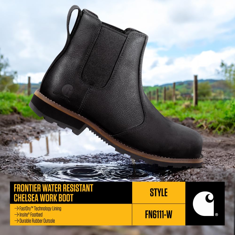 Carhartt Fn6111-W7m Frontier Water-Resistant Chelsea Work Boots for Ladies - 7M - Image 4