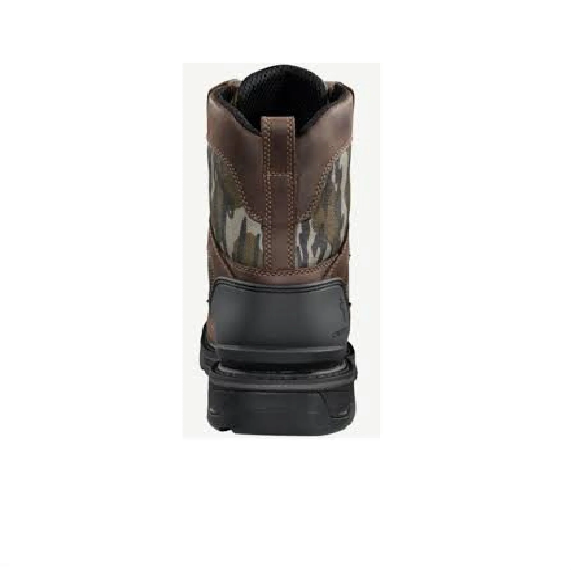 Carhartt Ft8002-M Ironwood Waterproof Camo Work Boots for Men - Brown/Mossy Oak Bottomland - 8W