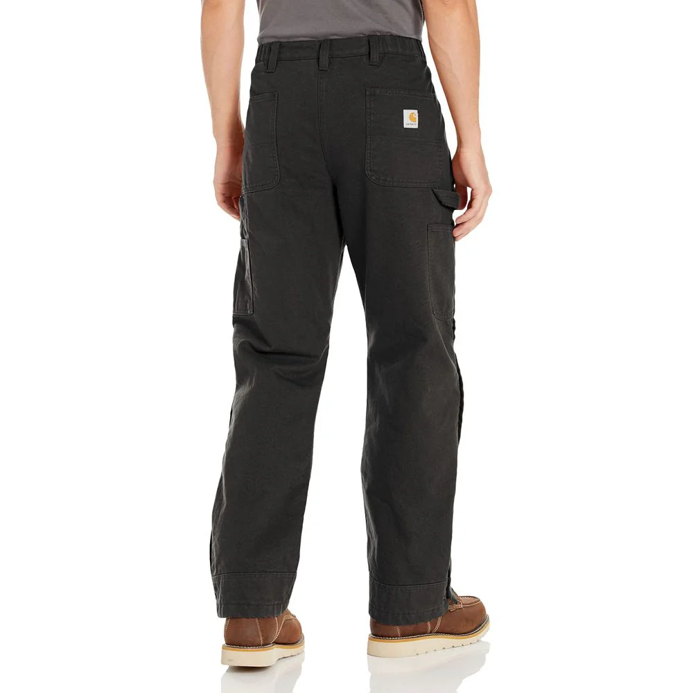 Carhartt 105471-BLK Loose Fit Washed Duck Insulated Work Pants for Men - Black - XL - Regular - Image 3