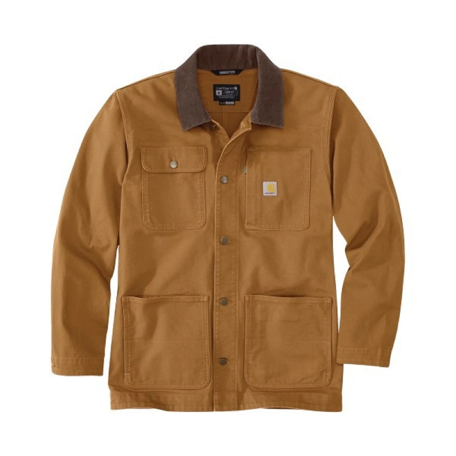 Carhartt Men's Loose Fit Chore Softshell Jacket Brown 2XLT - Image 2