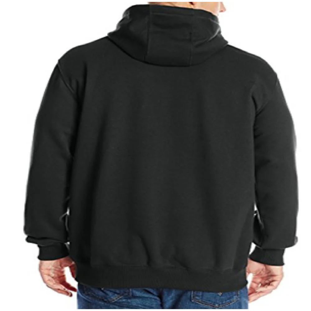 Carhartt Rain Defender Loose-Fit Heavyweight Hooded Long-Sleeve Sweatshirt for Men - Black - 3XL - Image 2