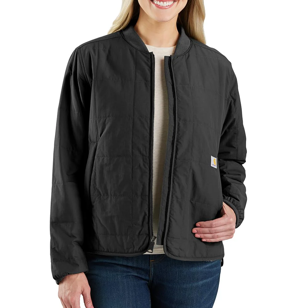 Carhartt Rain Defender Loose-Fit Lightweight Insulated Jacket for Ladies - Black - 2X - Image 2