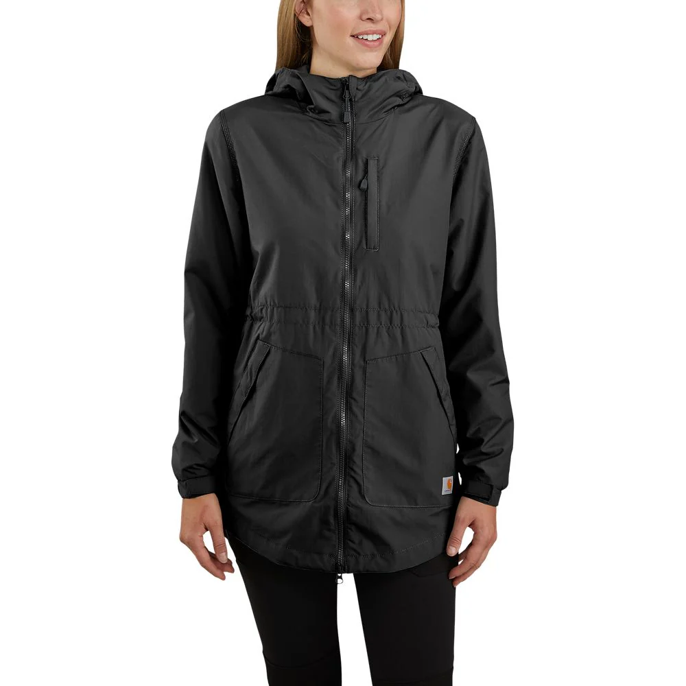 Carhartt Rain Defender Relaxed-Fit Lightweight Coat for Ladies - Black - M