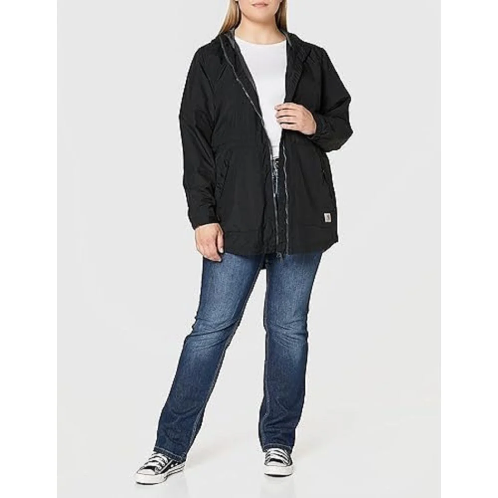 Carhartt Rain Defender Relaxed-Fit Lightweight Coat for Ladies - Black - M - Image 2