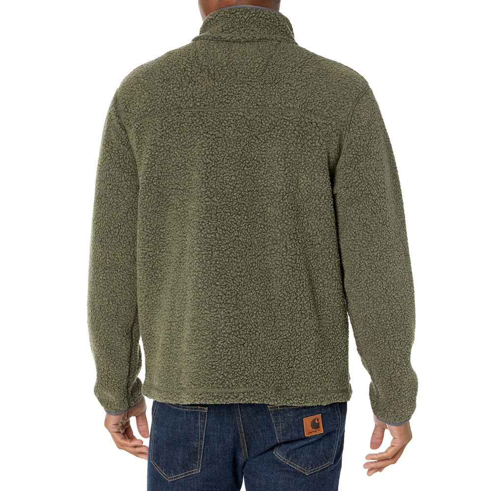 Carhartt Relaxed Fit Fleece Pullover for Men - Basil Heather - XL