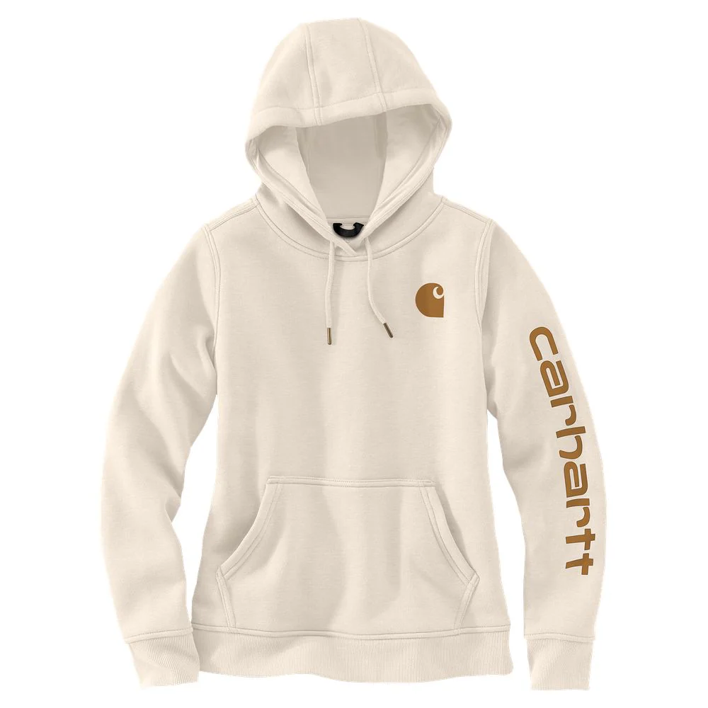 Carhartt Relaxed Fit Midweight Logo Sleeve Graphic Sweatshirt - Malt/Carhartt Brown - M - Image 3