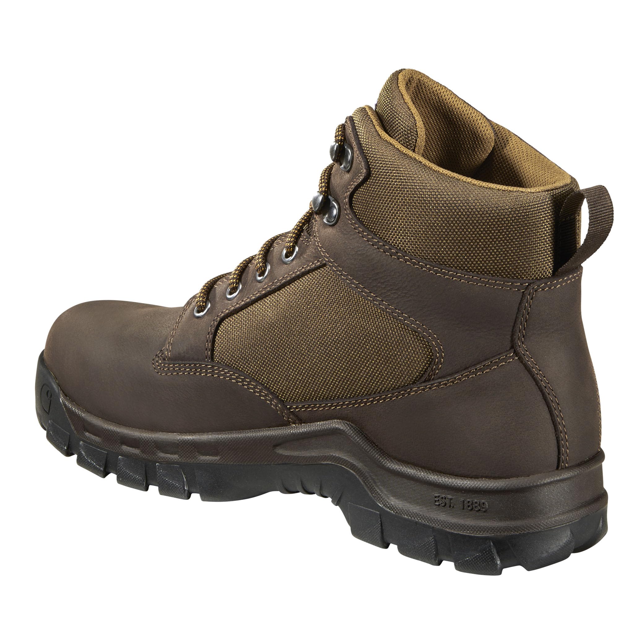 Carhartt Rugged Flex 6" Waterproof Soft Toe Work Boots, Chocolate Brown Oil Tanned Leather, Wide 7.5, FF6013-M - Image 3