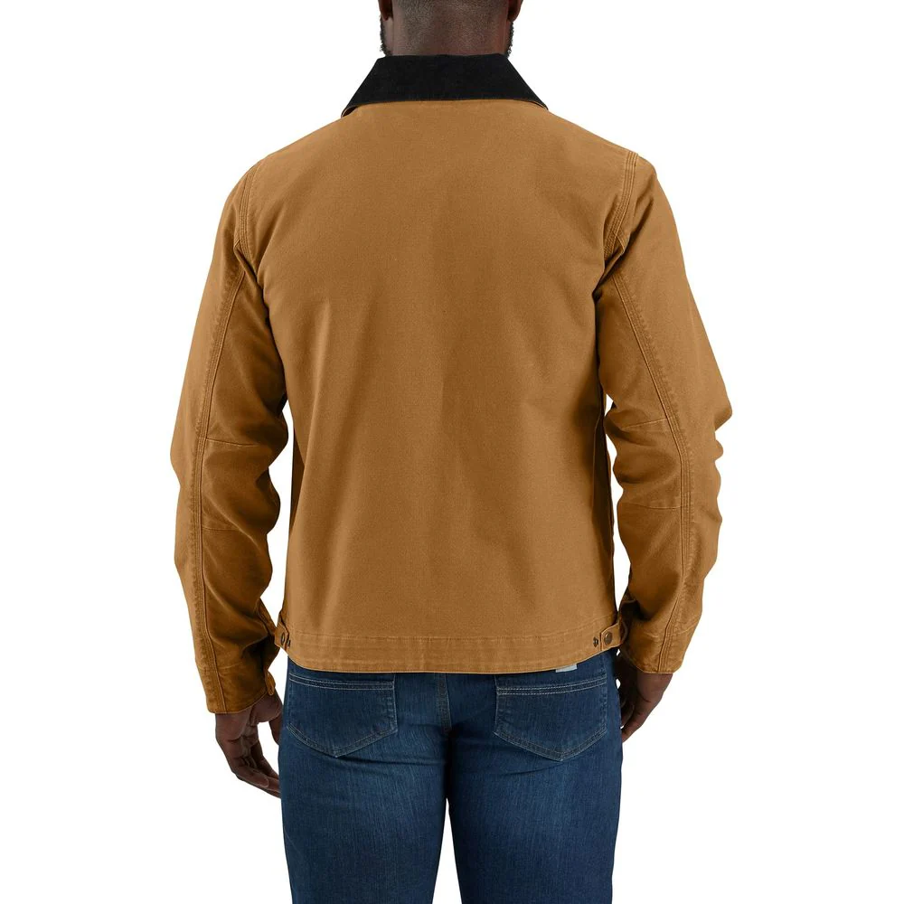 Carhartt Rugged Flex Relaxed Fit Duck Detroit Work Utility Outerwear Jacket, Carhartt Brown, XX-Large, 106234 - Image 2