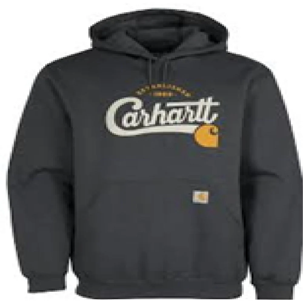 Carhartt Script Graphic Hoodie - Carbon Heather - XL - Image 2