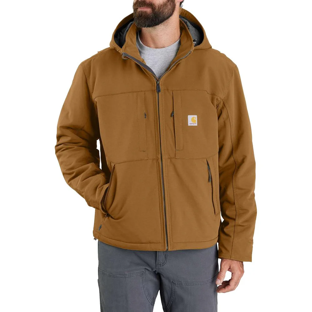 Carhartt Super Dux Relaxed Fit Insulated Jacket with Wind Fighter Technology, Carhartt Brown, X-Large Tall, 106006 - Image 2