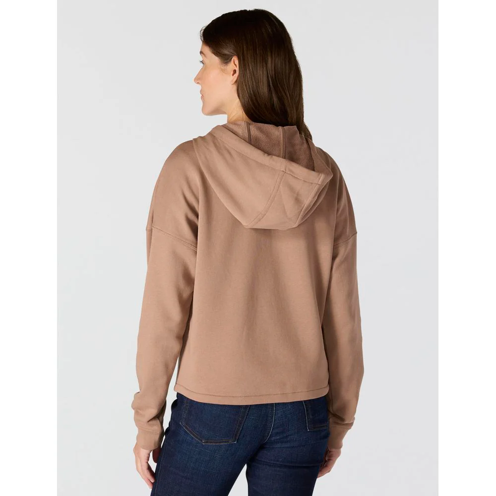 Carhartt Tencel Fiber Series Loose-Fit Full-Zip Sweatshirt for Ladies - Soft Sepia - L - Image 3