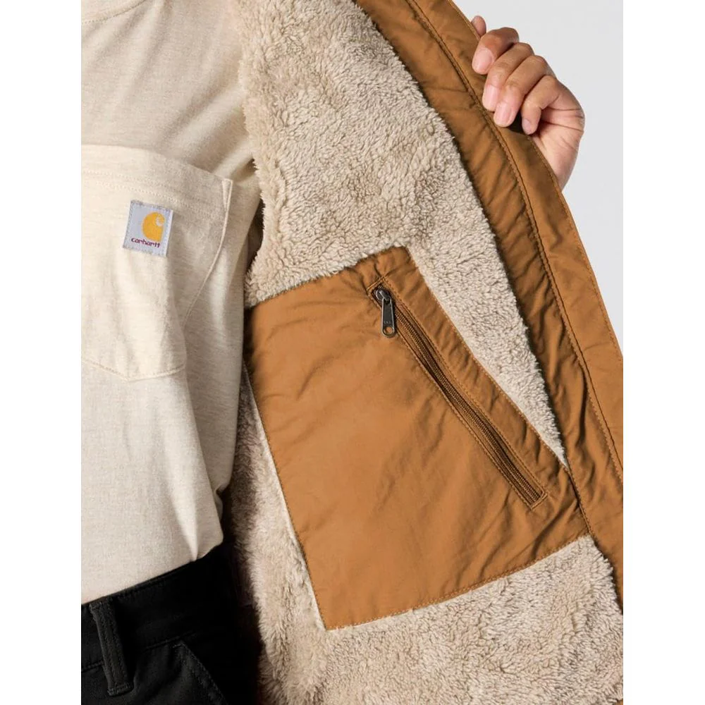 Carhartt Women's Rain Defender Loose Fit Lightweight Insulated Jacket, Carhartt Brown, X-Small, 106486 - Image 6